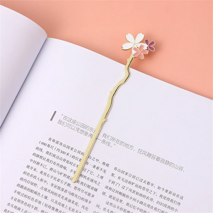 Metal Sakura Bookmark