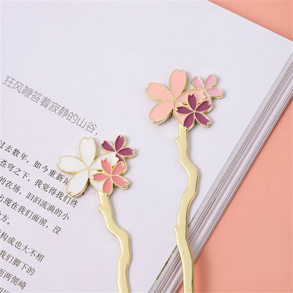 Metal Sakura Bookmark